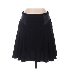 Nanette Lepore Womens‎ Casual Mini Skirt Pleated Front Pull On Black Size 8